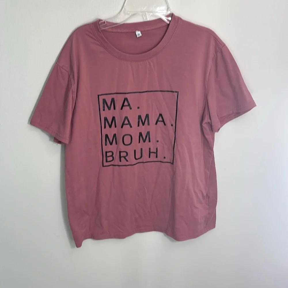 Pink and White Mama T-Shirts - Picture 8 of 9